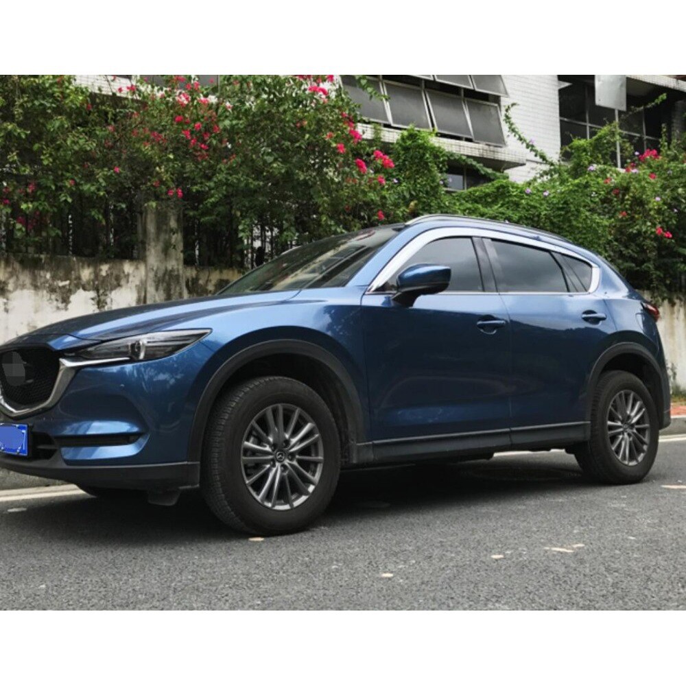 Vè Che Mưa Xe Mazda Cx5 2018-2019-2021 Mạ Crom Hàn Quốc loại 6 chi tiết