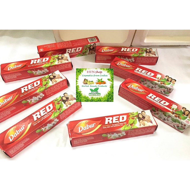 Kem đánh răng thảo dược Red dabur 100 -200g - dabur toothpaste