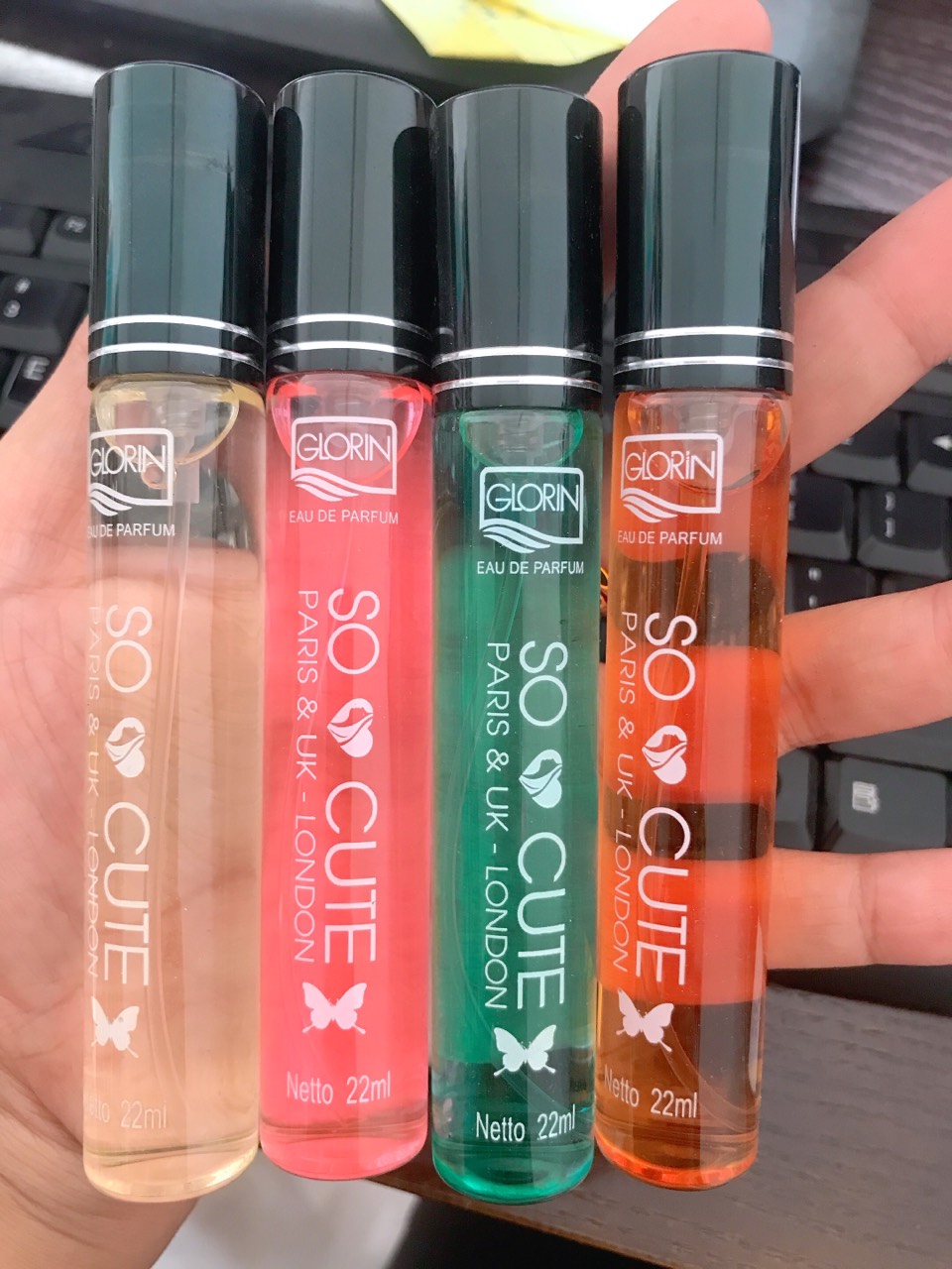 NƯỚC HOA BỎ TÚI SO CUTE GLORIN 22ML
