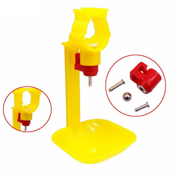 Combo 10 bộ Máng và núm uống tự động cho gà