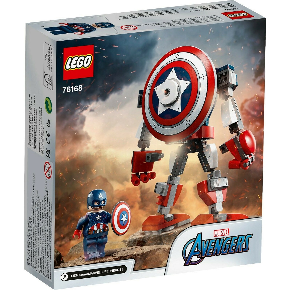 LEGO Marvel Avengers 76168 Captain America Mech Armor