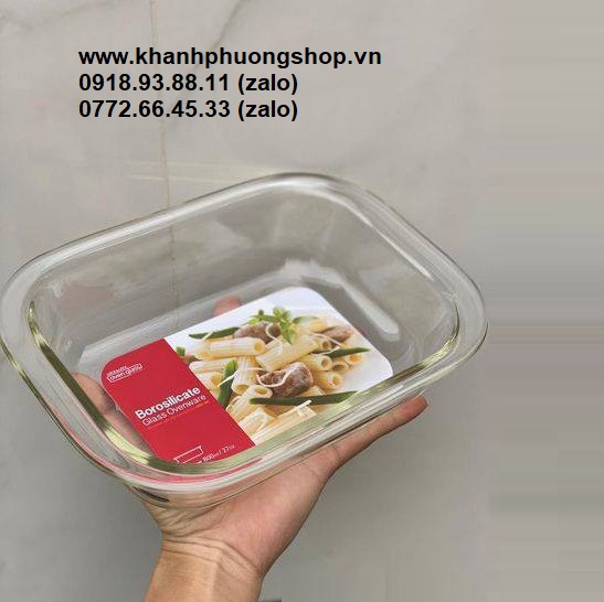 [HCM]khay thủy tinh lock&lock 1.7L - khay thủy tinh lock&lock