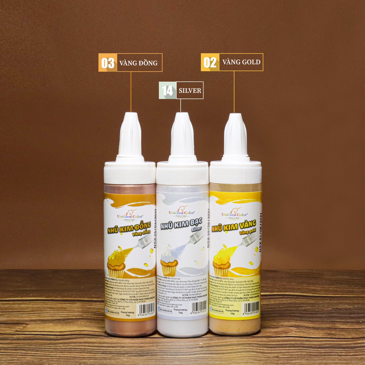 Màu Nhũ Phun Thực Phẩm - Unicorn color (Spray food color Unicorn)