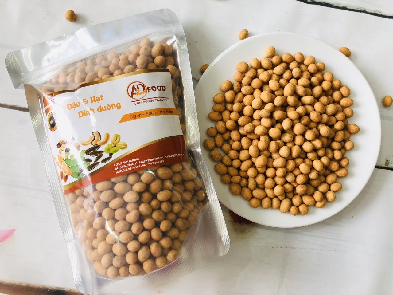 500G ĐẬU PHỘNG DA CÁ VỊ CỐT DỪA