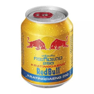 02 Lon x 250ml Nước tăng lực Bò húc Red Bull Thái Lan - Nước tăng Red Bull Thái Lan Real thumbnail