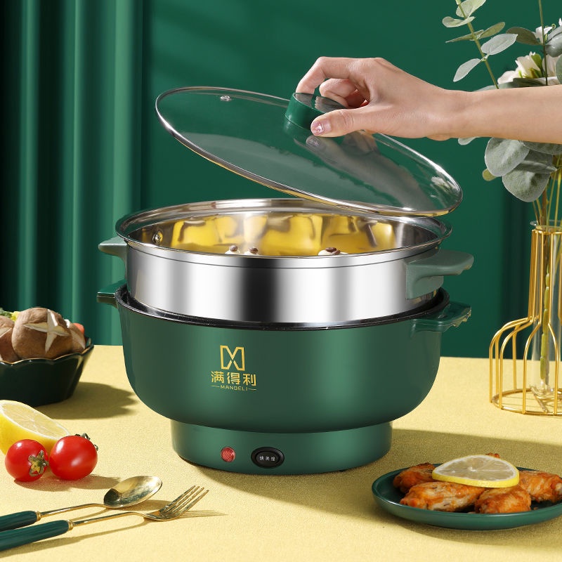 Nồi Lẩu Mini Cắm Điện Đa Năng Lớp Chống Dính Teflon Cao Cấp