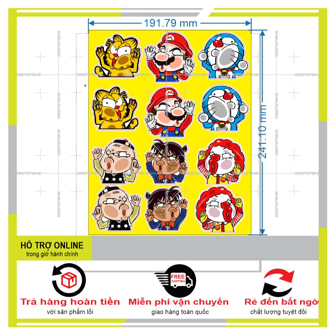 LOGO STICKER DÁN XE MÁY M63  { PHỤNG DECAL }