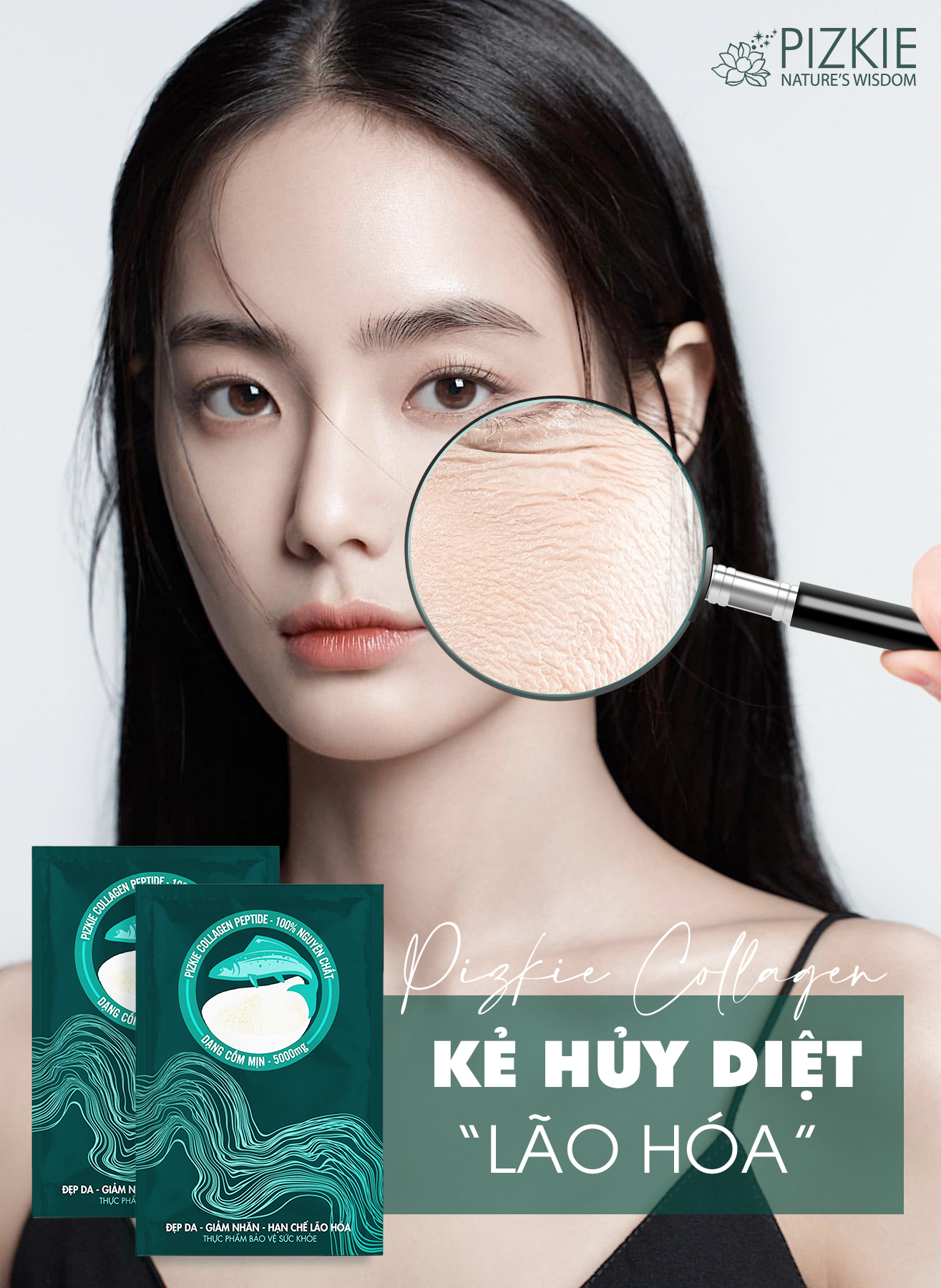 COLLAGEN 100% CÁ HỒI NHẬT BẢN - PIZKIE