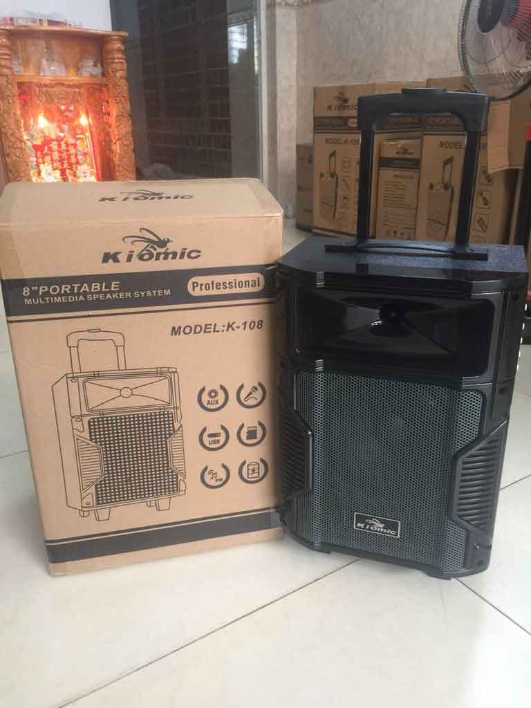 [HCM]Loa Kéo Karaoke Bluetooth Kiomic K108 cực hay