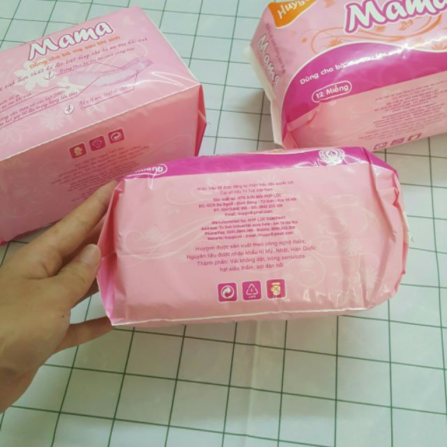 Bỉm Mama gói 12 miếng cho mẹ sau sinh