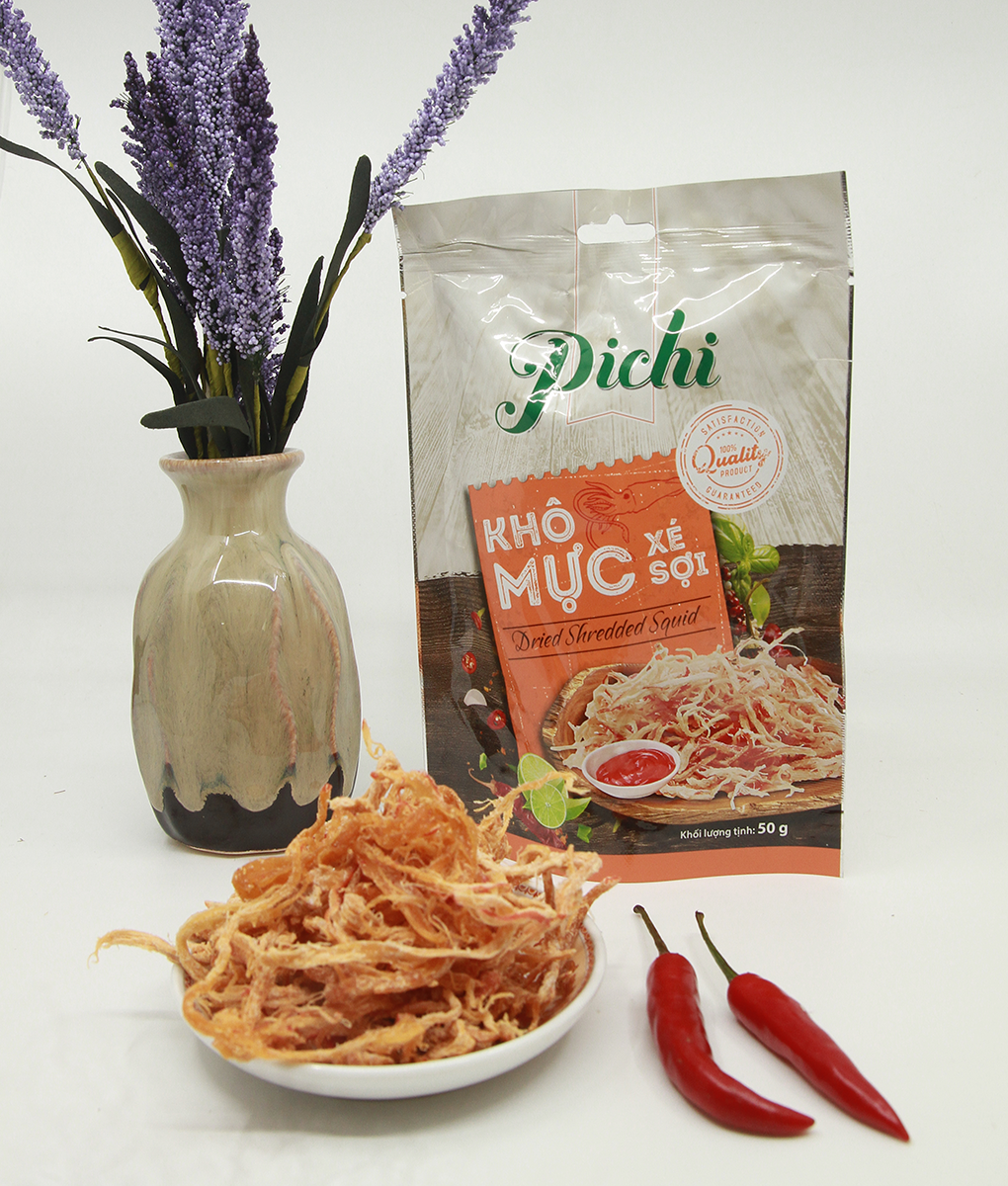 [HCM]Combo 3 gói Khô mực Xé Sợi Pichi 50g