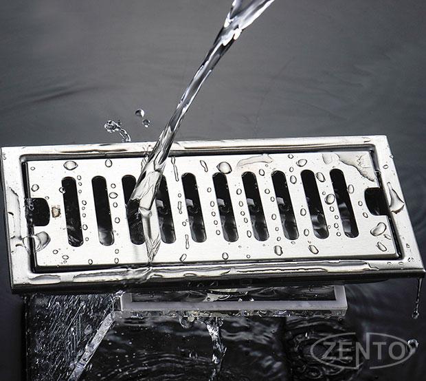 Thoát sàn inox Zento TS202L (20x10cm)