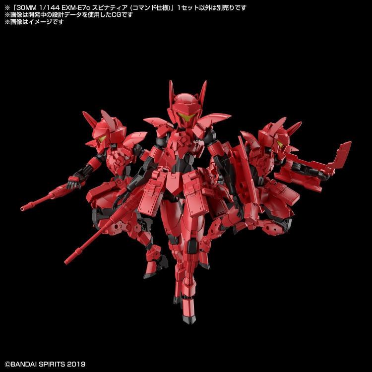 Mô Hình Lắp ráp Bandai 30MM EXM-E7c Spinatia - Commando Type