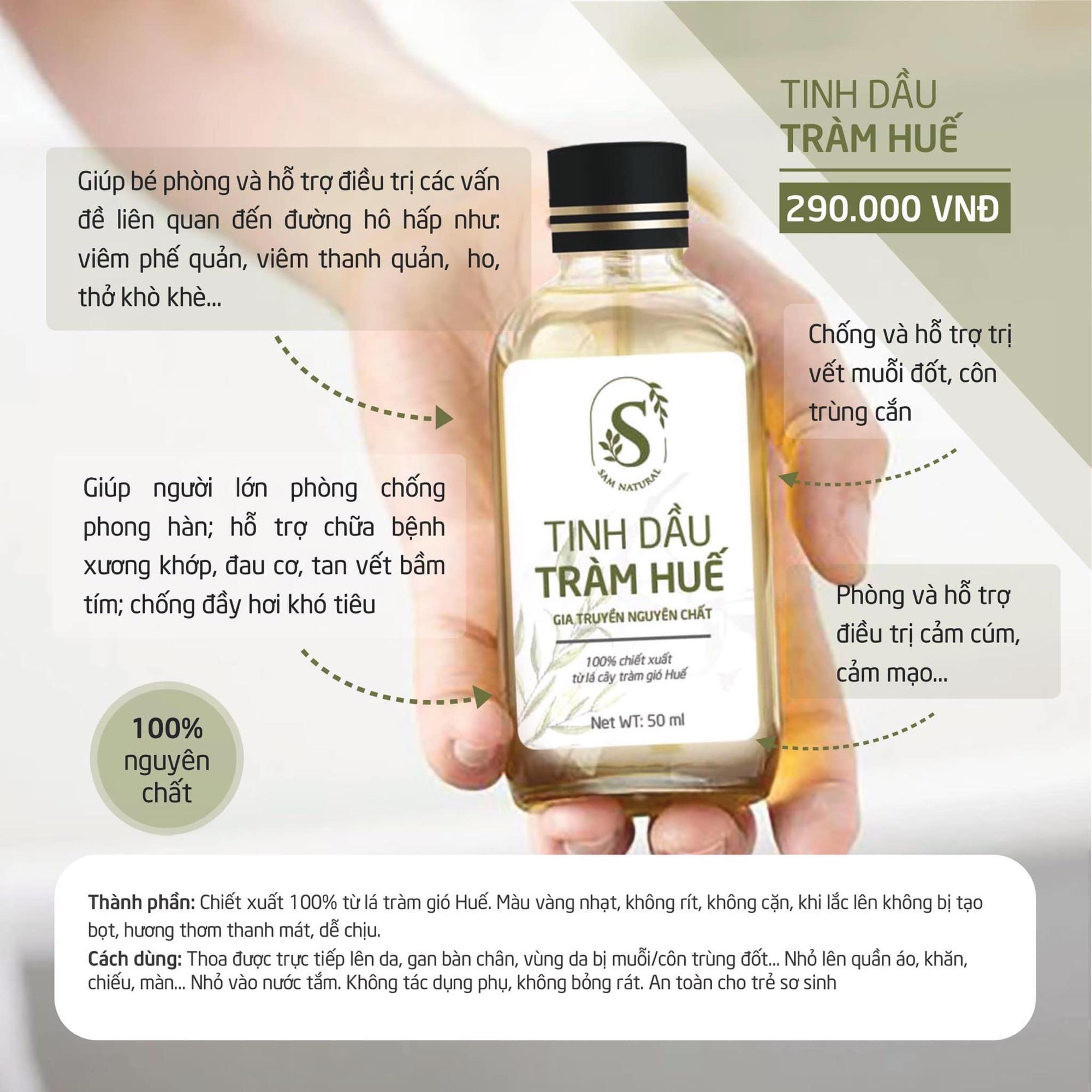 Tinh Dầu Tràm Huế Sam Natural 50ml
