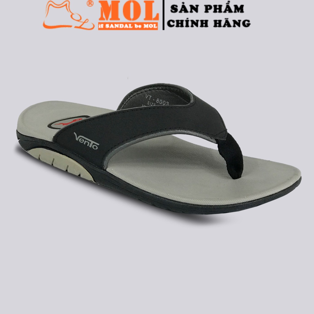 Dép nam quai kẹp Vento VT8003B màu đen