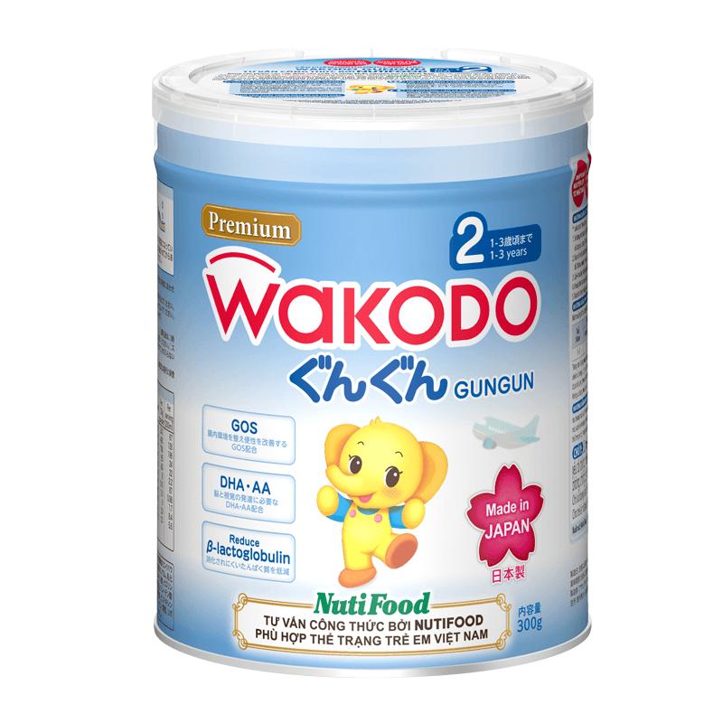 Sữa WAKODO GUNGUN Số 2 (1-3 tuổi) - Lon 830gr