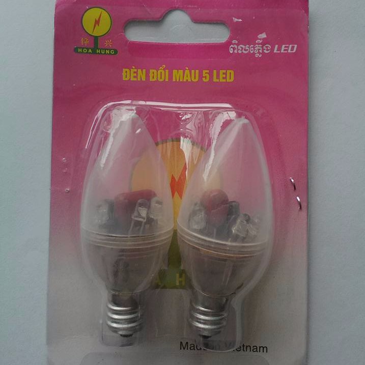 Đèn led đổi 5 - 7 màu