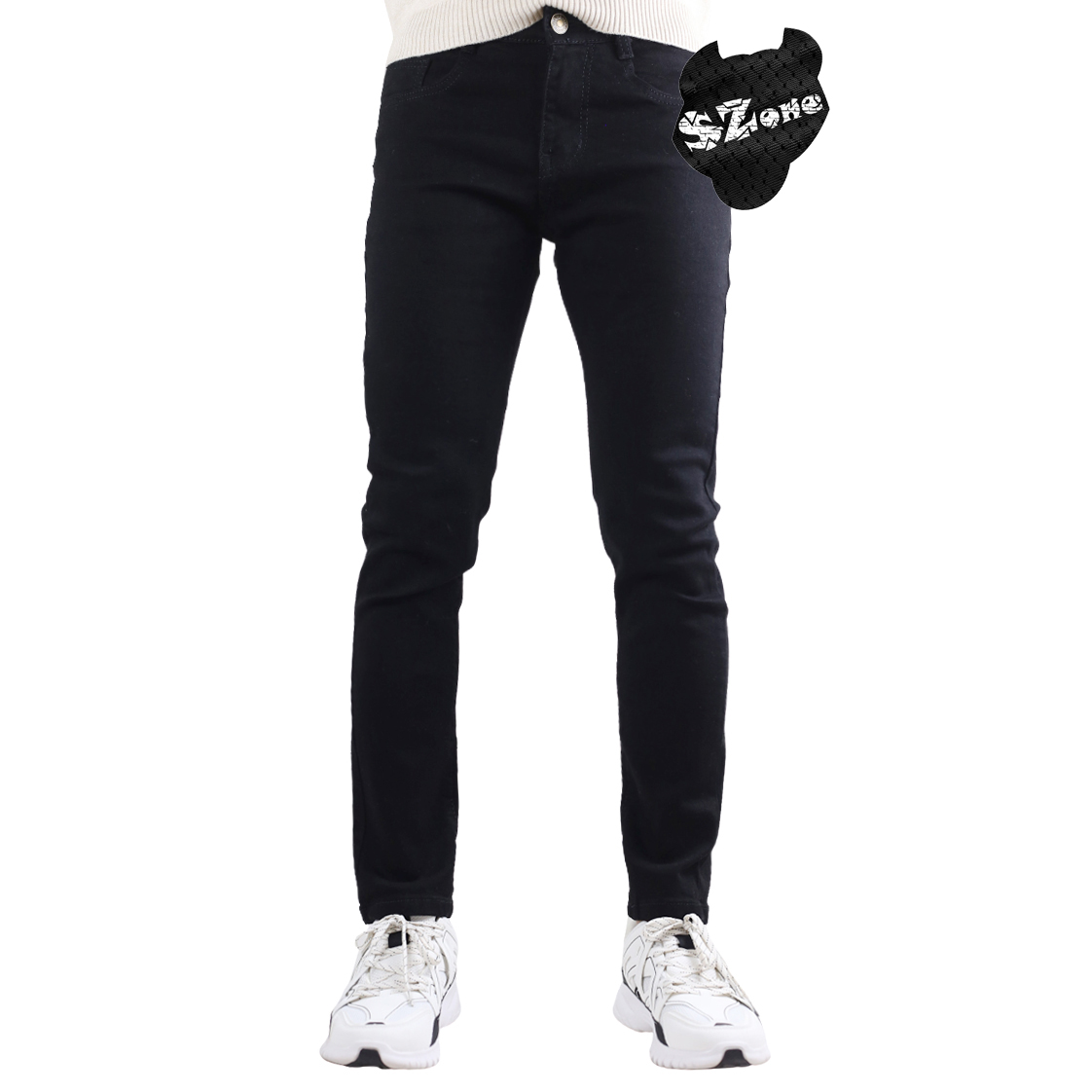 Quần Jeans Đen Nam Skinny Ôm Body Chất Co Giãn SZone SQ602