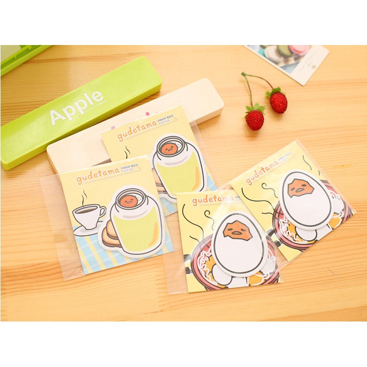Note ghi chú GUDETAMA vàng siêu dễ thương