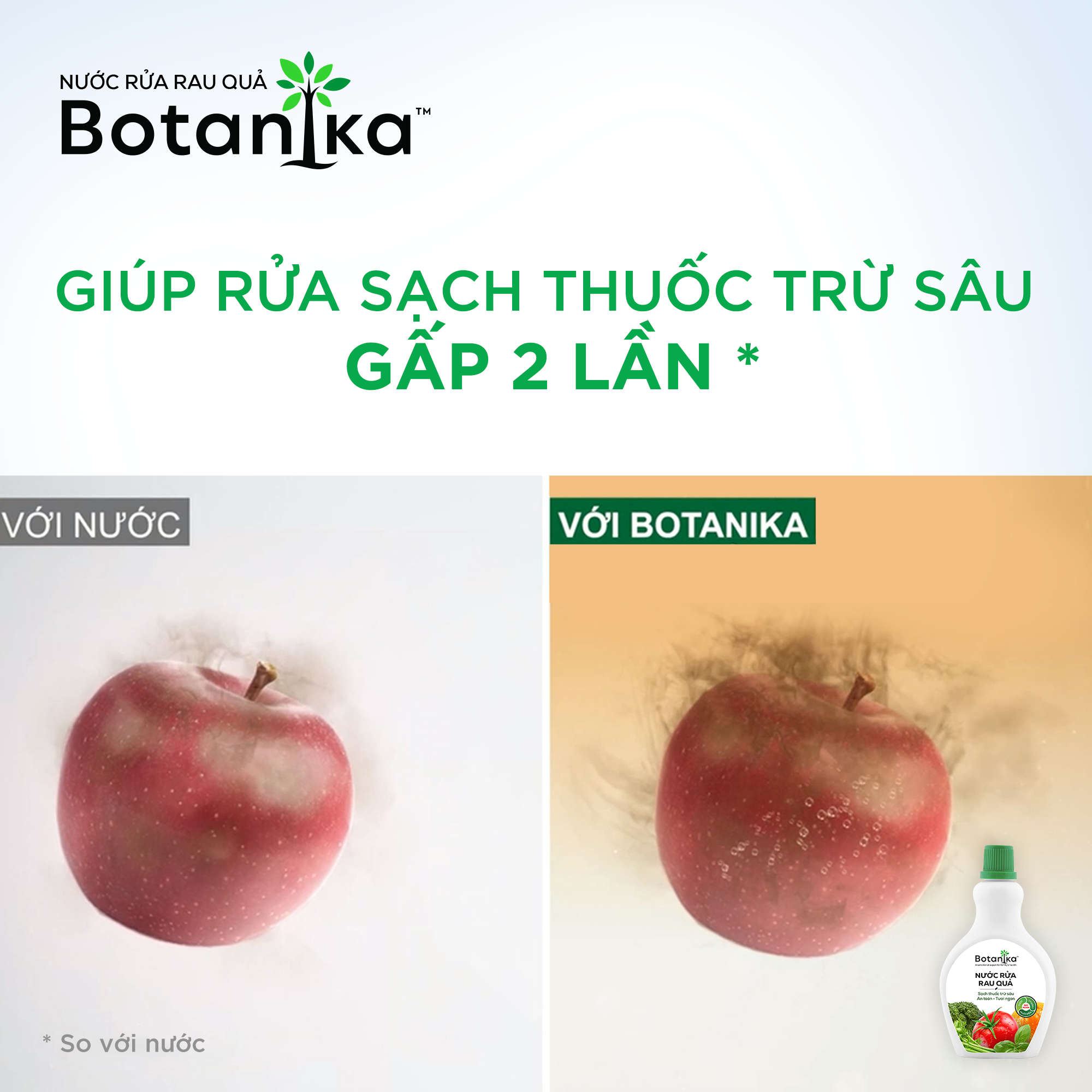 Nước rửa rau quả Botanika 500ml