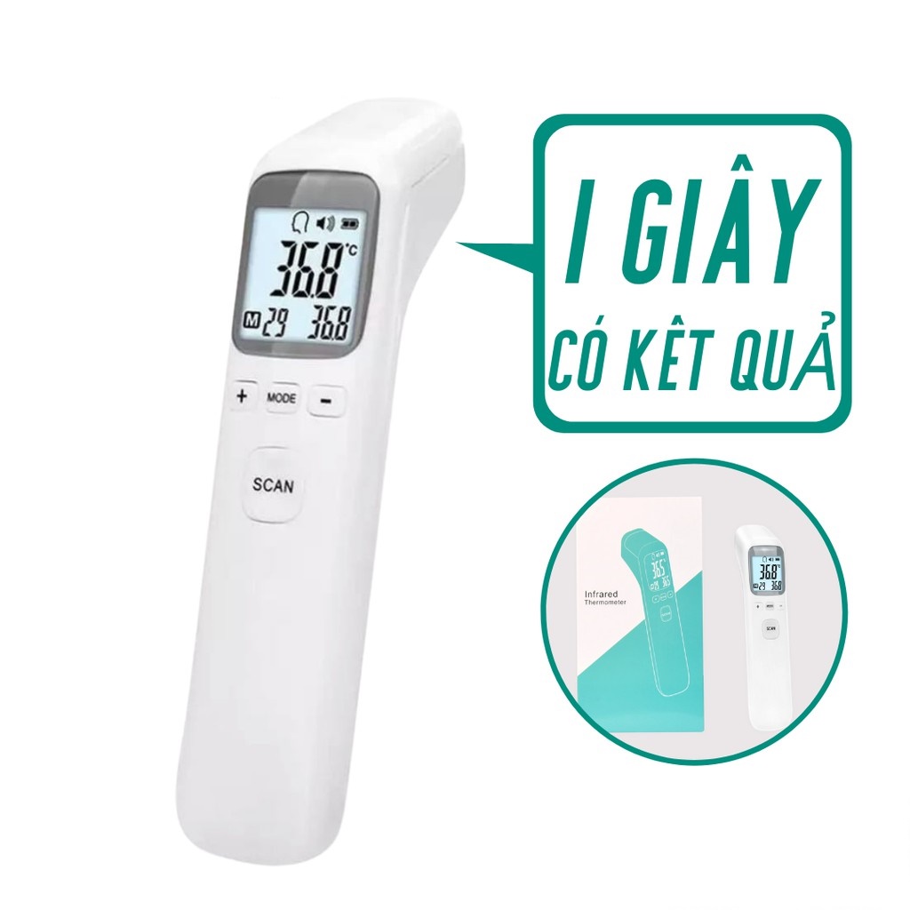 Nhiệt kế hồng ngoại điện tử đo trán đa năng Infrared CK-T1803 - Máy đo thân nhiệt