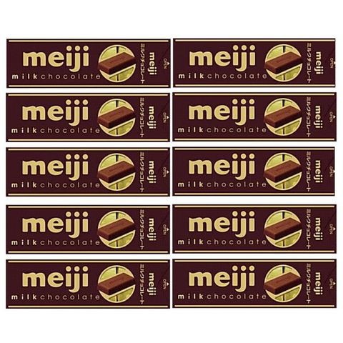 Kẹo Socola Meiji Chocolate Đen, Sữa Thanh 41g
