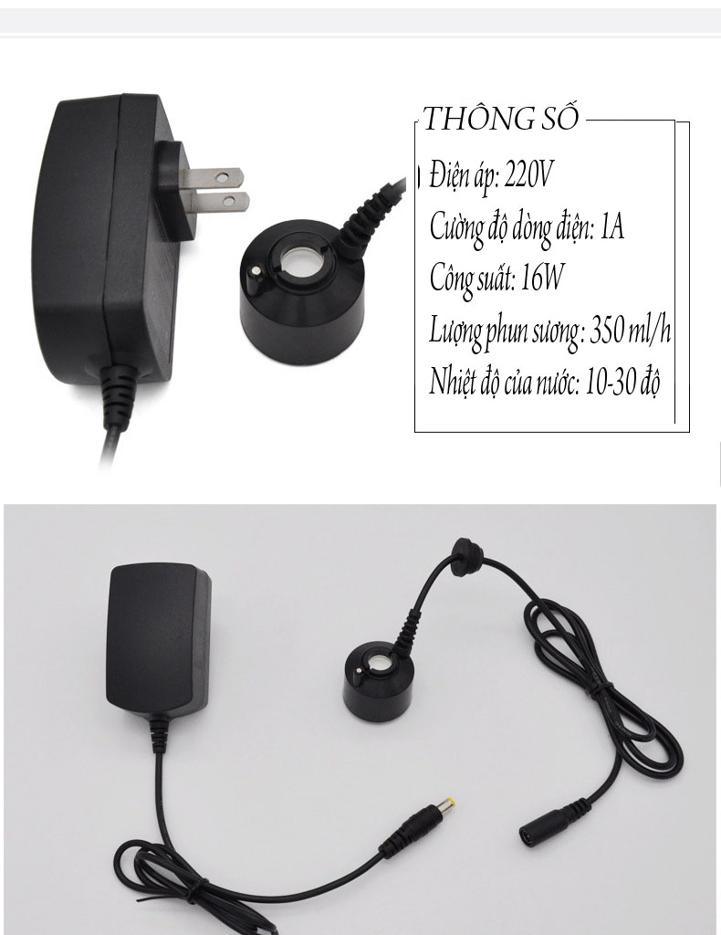 Máy phun sương tạo khói , máy tạo độ ẩm cho thác nước phong thủy KHÔNG đèn