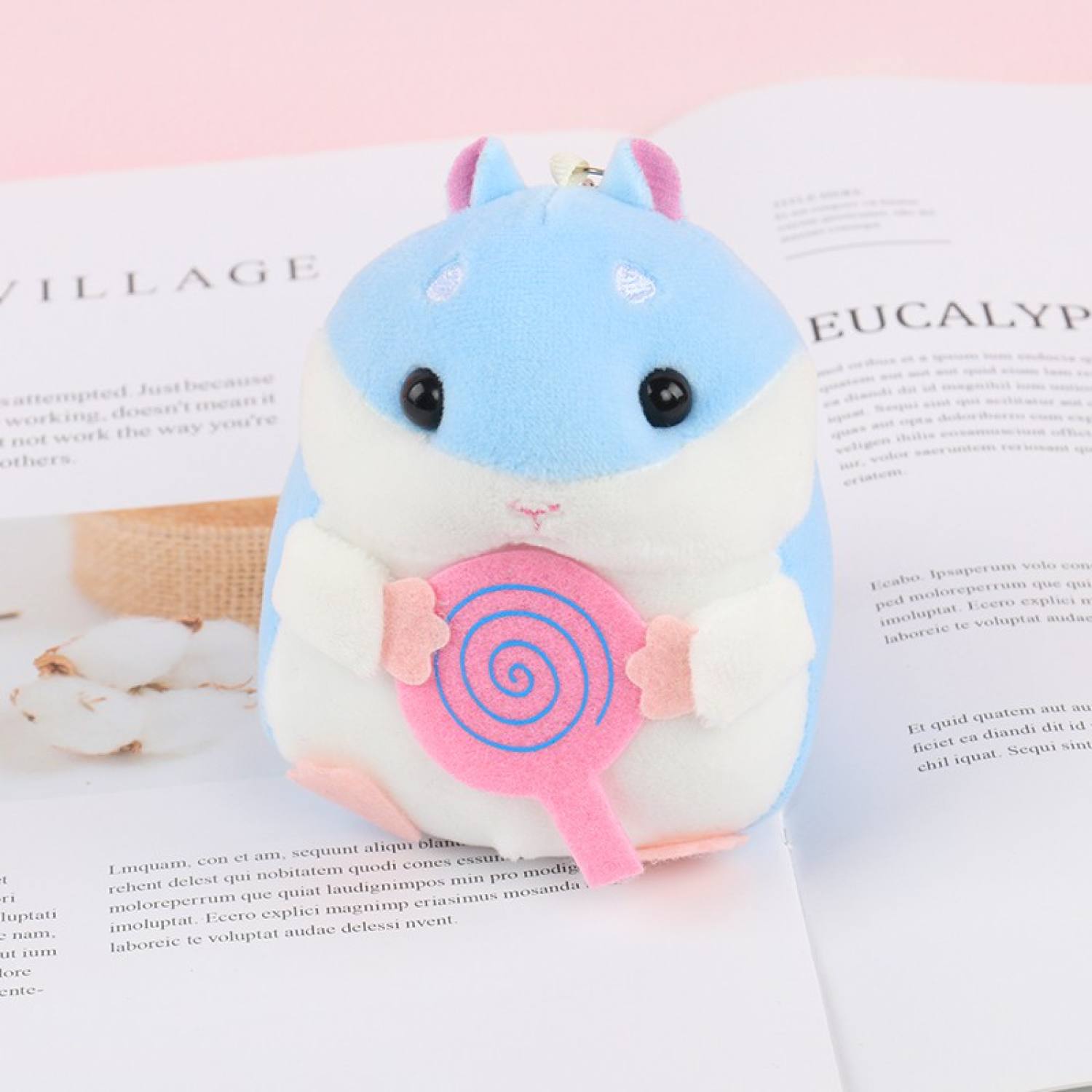 Combo 2 Móc khóa gấu bông Hamster V.2 - doluuniem