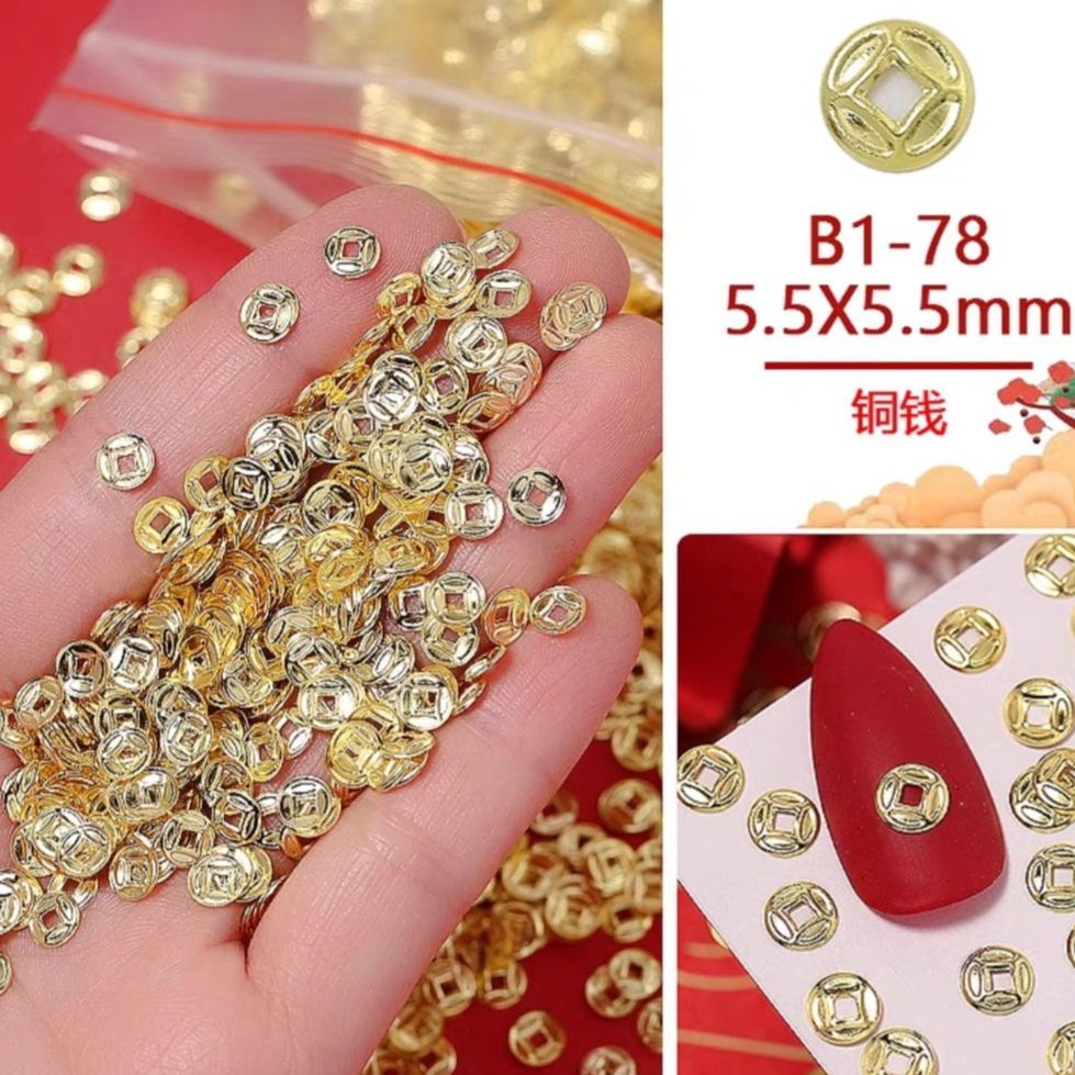 Charm Tết Đính Móng Tay Chân