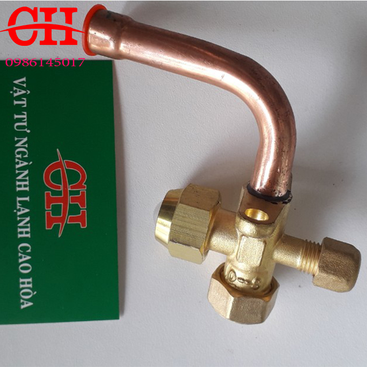 Van khóa dàn nóng điều hòa phi 6, phi 10, phi 12