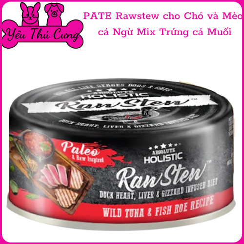 Pate holistic rawstew cho chó mèo -yeuthucungdaknong