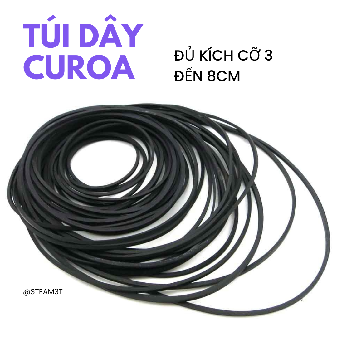 [HCM]Túi dây curoa mini đủ kích cỡ cho DIY mô hình đường kính dây 3cm - 8cm - LK0232