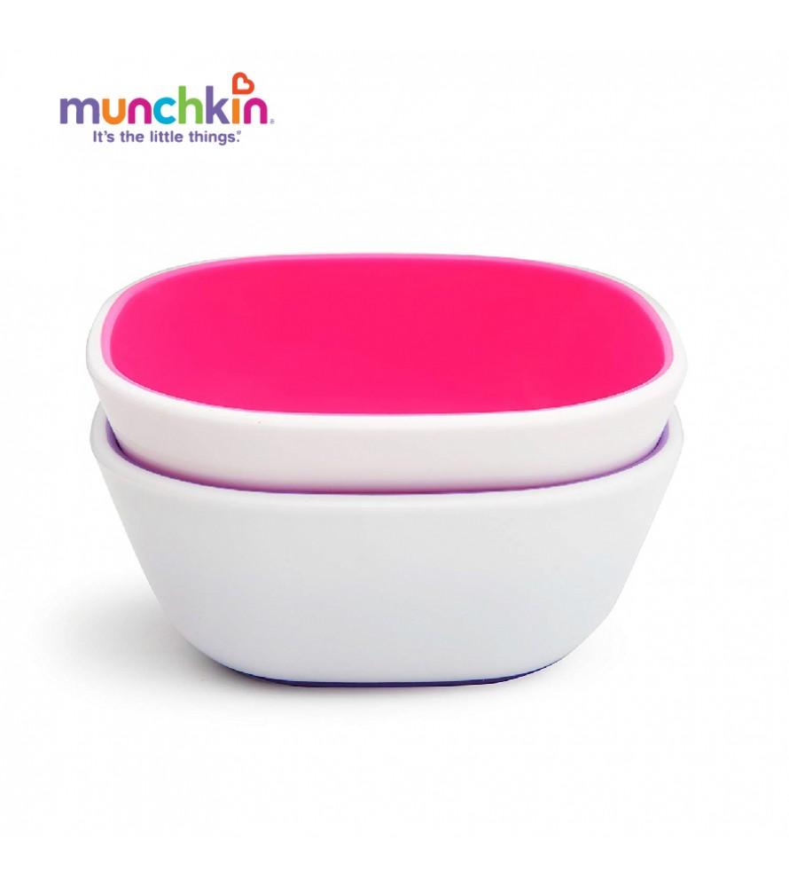 BỘ 2 BÁT CHỐNG TRƯỢT MUNCHKIN (HỒNG-TÍM)