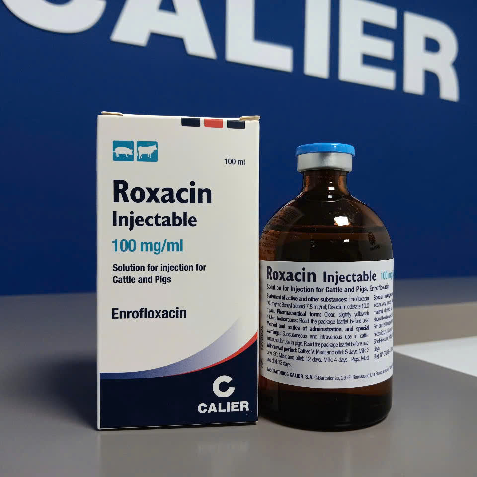 Roxacin chống nhiễm khuẩn cho tôm cá chai 1Lit