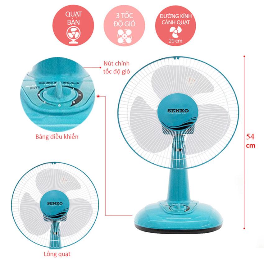 [HCM]Quạt bàn senko B1213
