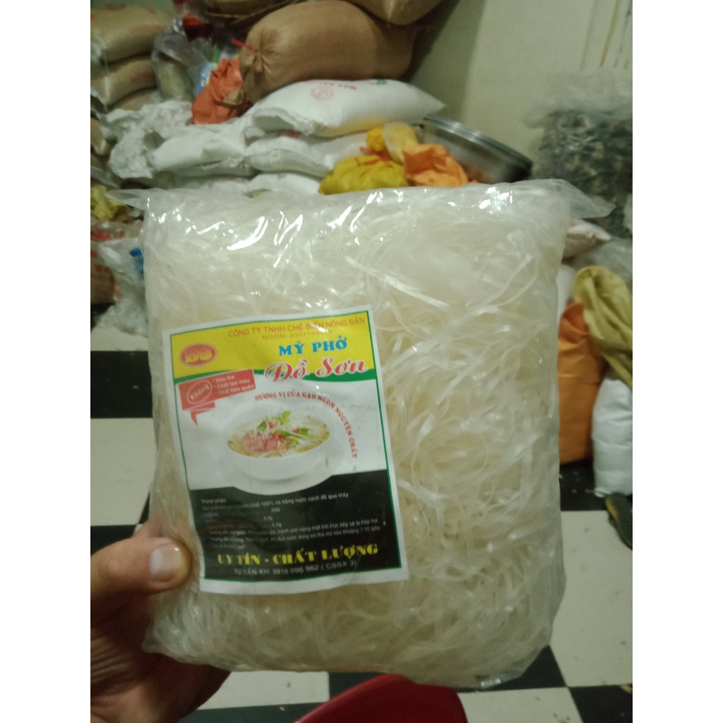 Mì phở Đồ Sơn mềm ngon (300gr) Đại lý gạo Bà Tám