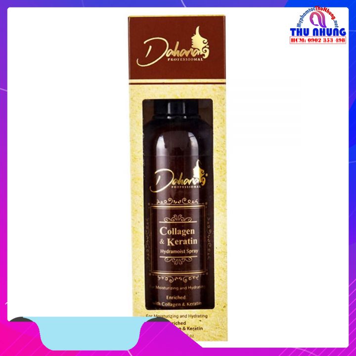Xịt dưỡng 4 lop Dahana Collagen Keratin 250ml