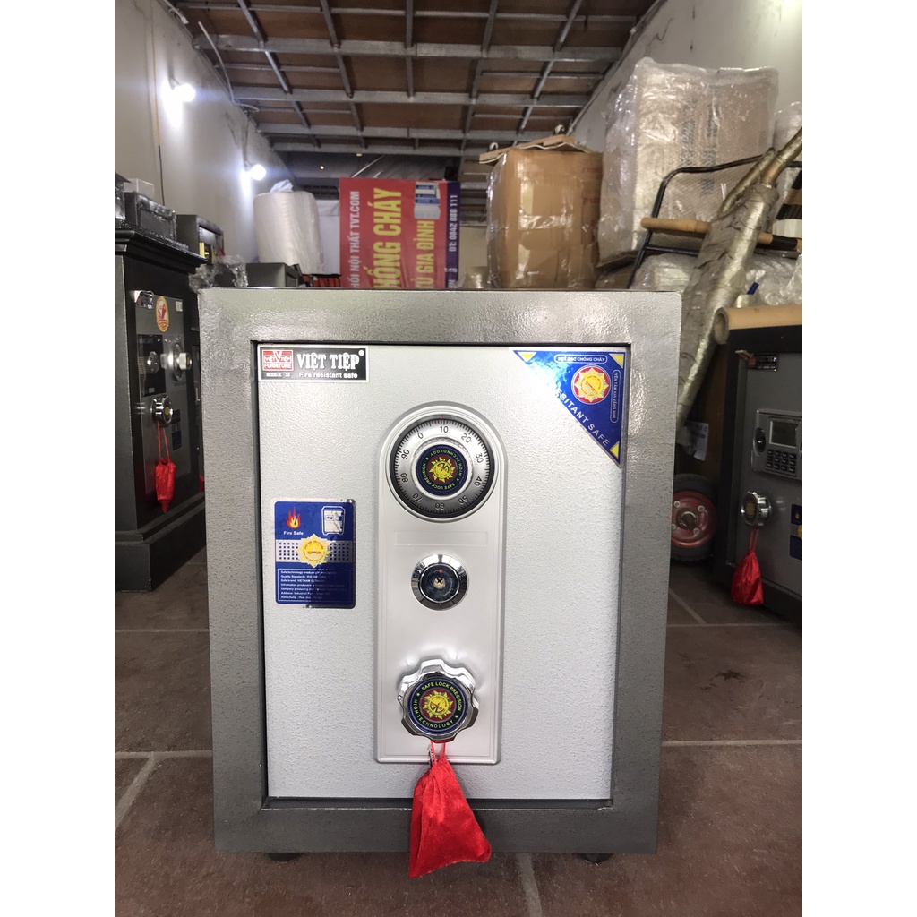 Két Sắt Việt Tiệp KD25 Cơ Xám <40KG>