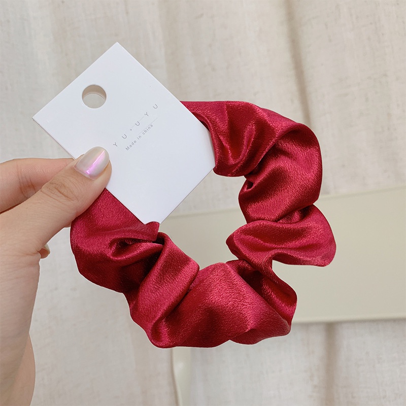 Thun buộc tóc Scrunchies Lụa satin mềm