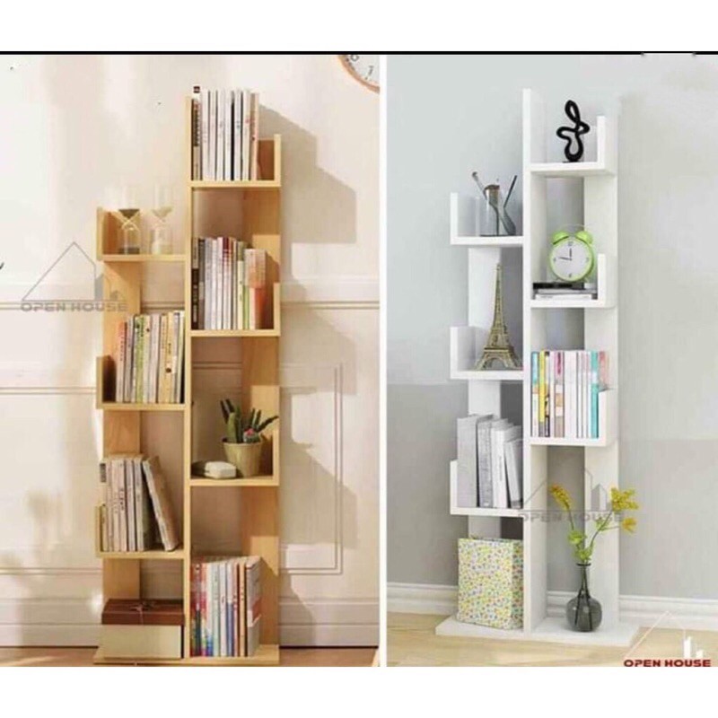 🔥sale sốc 🔥Kệ Sách Hình Cây Xương Rồng - Kệ Sách 8 Tầng Nắp Ghép Tiện Ích