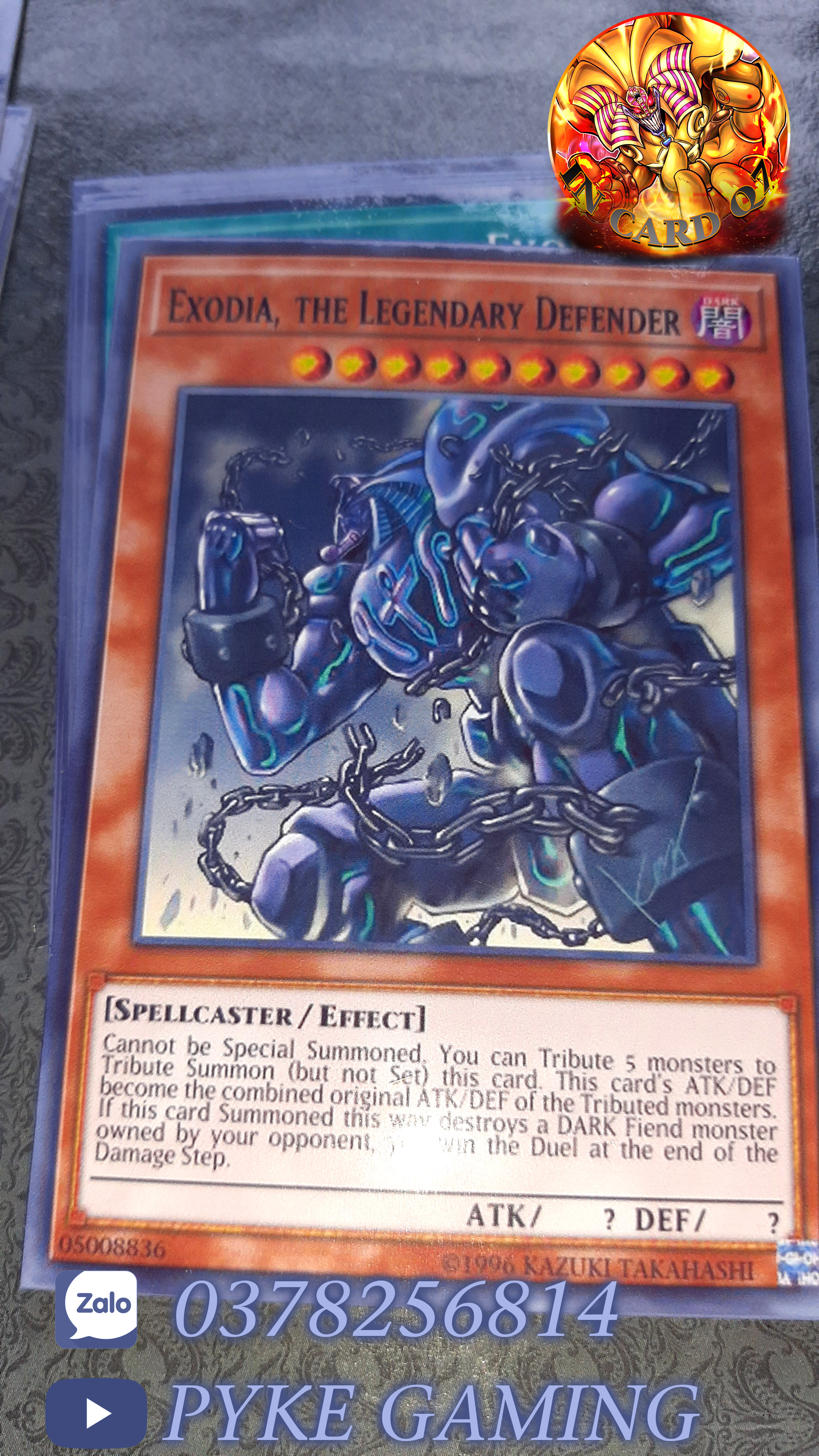 Pack 18 Lá Bài Yugioh  Exodia (Bài in Giấy Bóng Chất Lượng Cao)