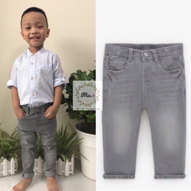Quần bò Zara bé trai 1-5y