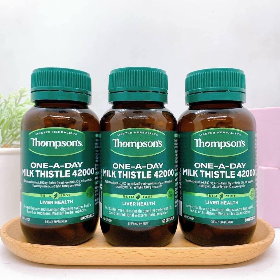 VIÊN UỐNG THẢI ĐỘC GAN Thompson’s Milk Thistle 42000.
