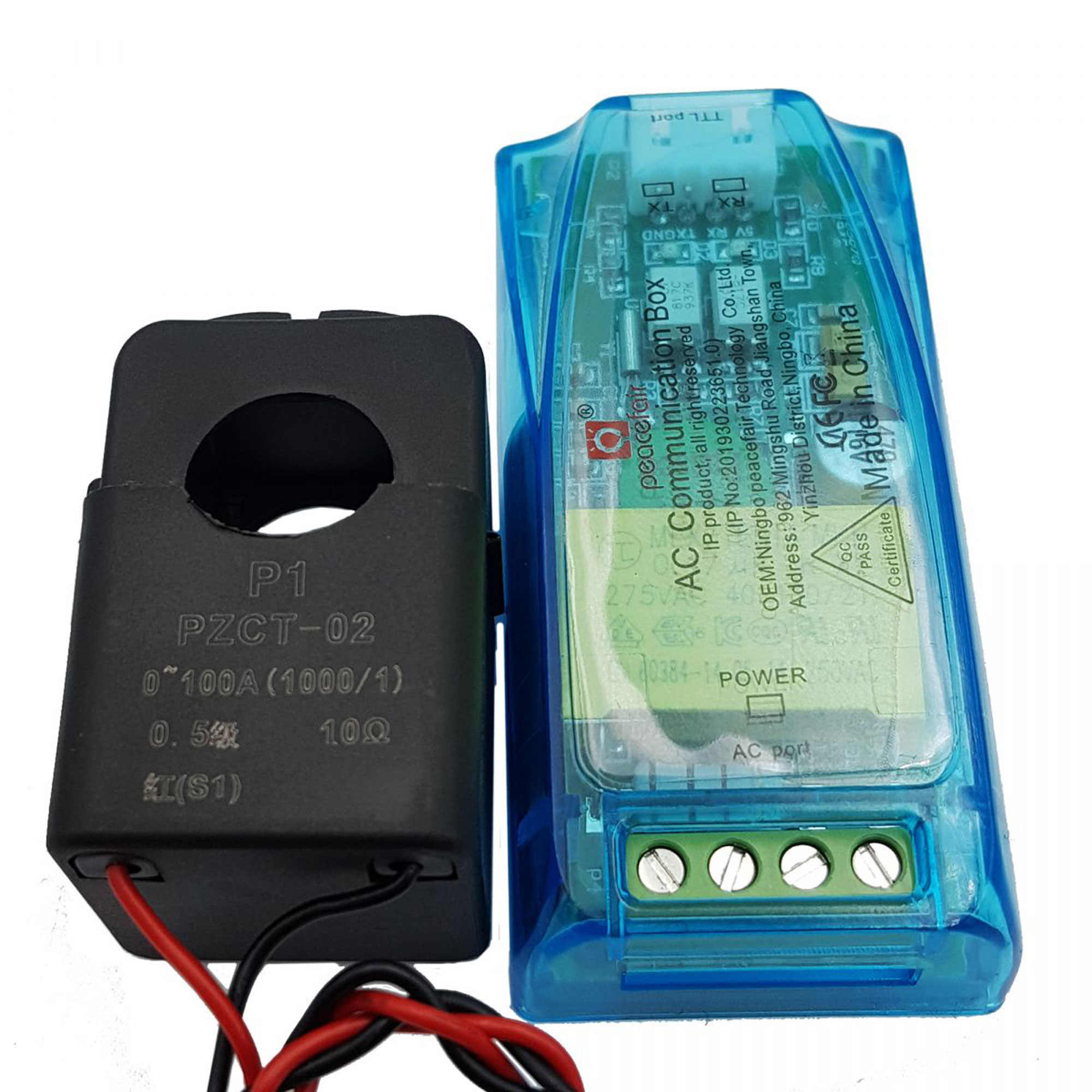 Module đo điện AC PZEM-004T cổng CT tròn | cổng PZCT-02 100A.