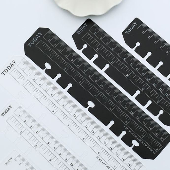 Thước dẻo gắn sổ còng 6 lỗ A5 A6 A4 B5 TODAY | BNT001
