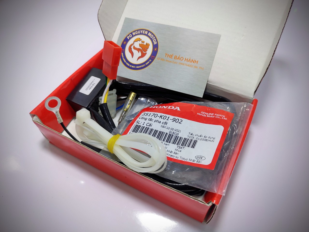 [HCM]MẠCH TẮT MỞ ĐÈN HONDA WAVE ANPHA 110 2021 (ĐÃ BAO GỒM CÔNG TẮC PASSING SH)