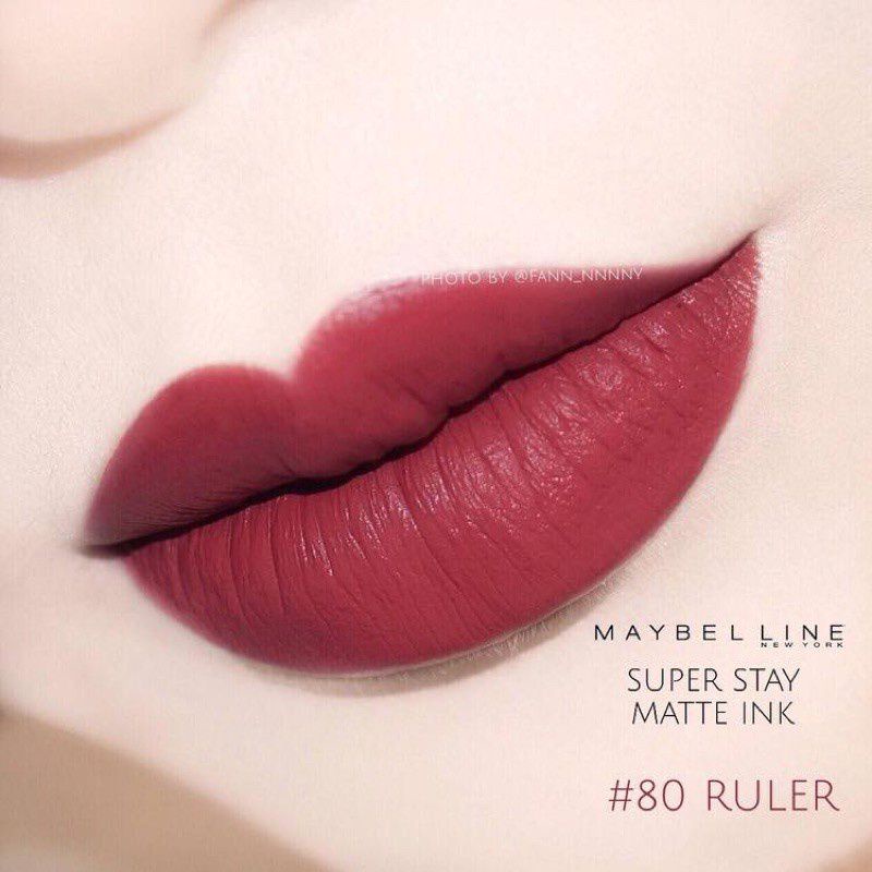 [FREESHIP MAX] 2.7ml - Son kem lỳ Super stay Matte Ink Maybelline Ruler 80 [xuzshop]