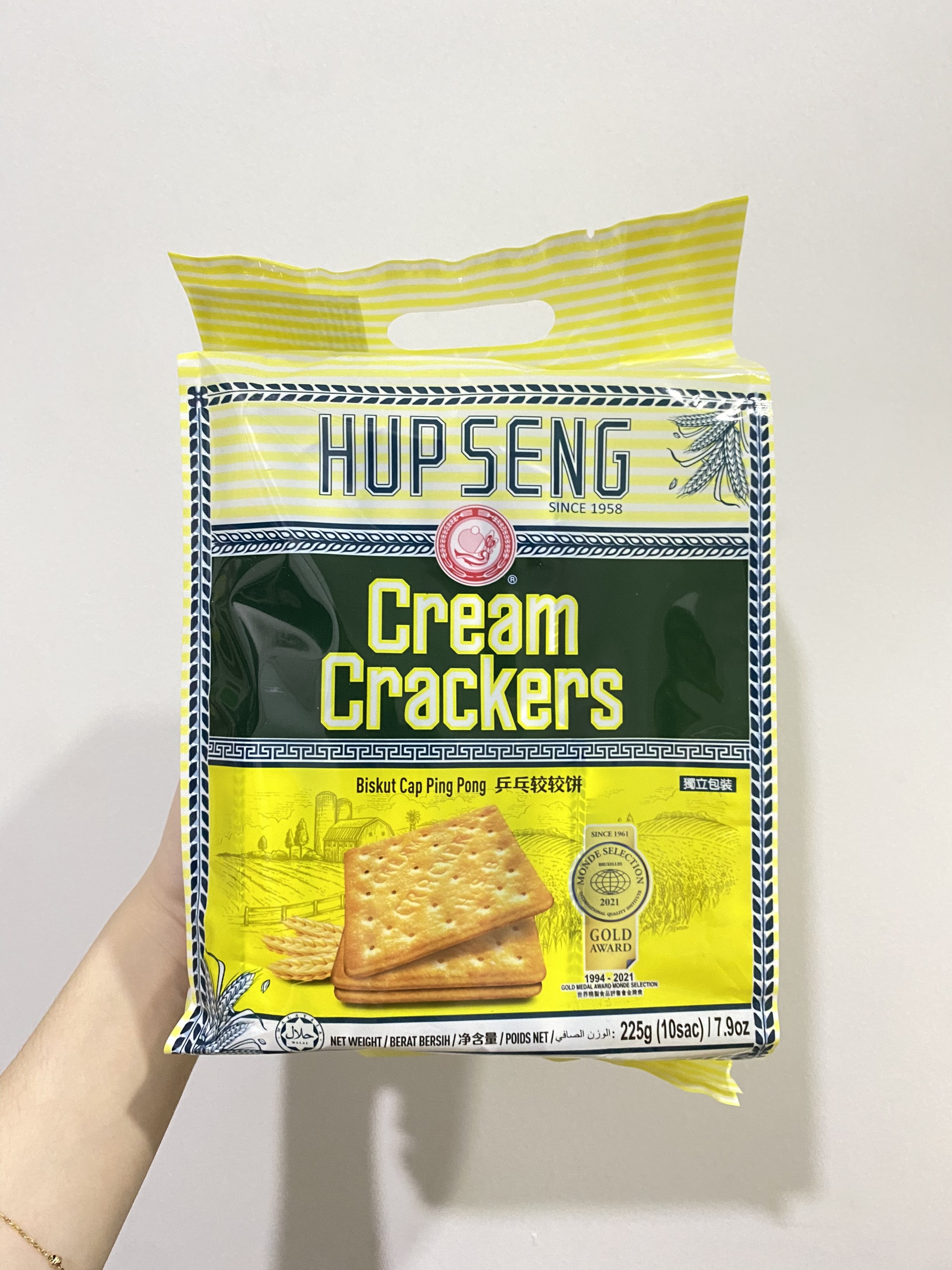 Bánh Lúa Hup Seng Cream Crackers