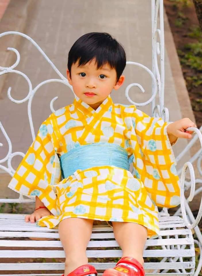 (PiPo) Kimono Cách Tân Cho Trẻ Em Phong Cách Nhật Bản