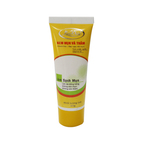 Kem Mụn - Ngừa Thâm Miss White - 20g - Công Ty